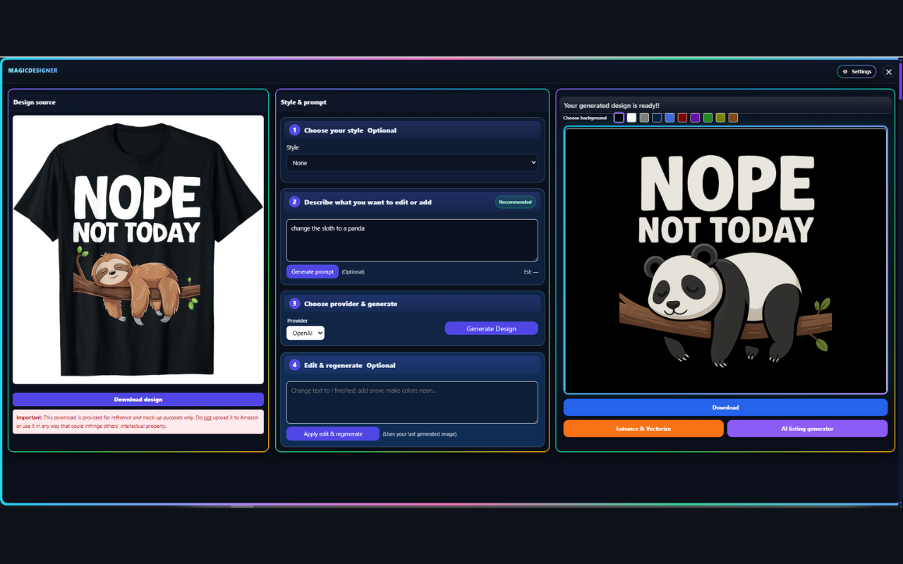 MerchSignal — extension screenshot